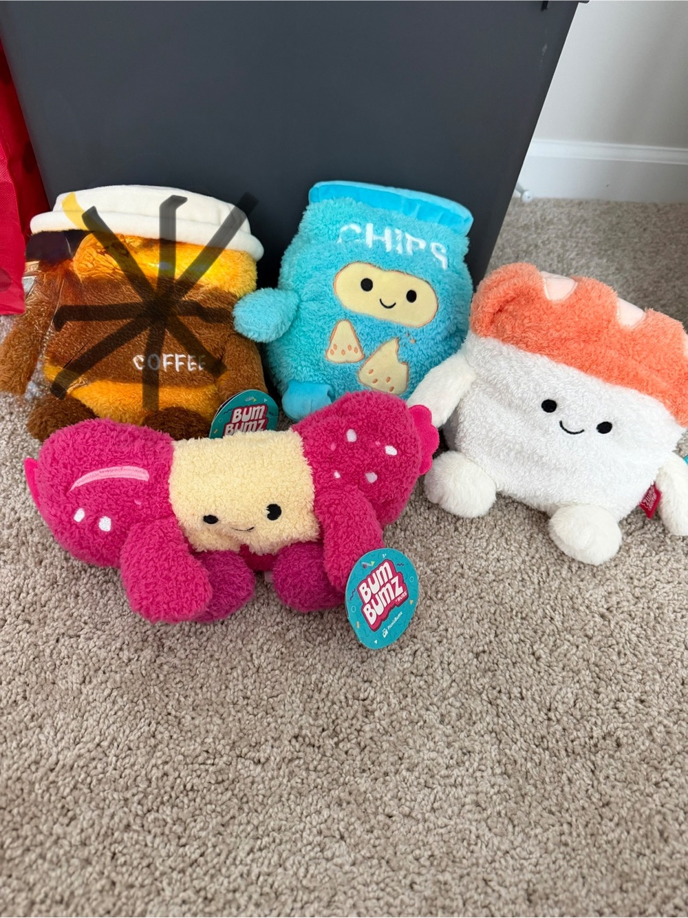 BumBumz Plush Toy Bundle Set of 3 Soft Collectible Stuffed Animals NWT